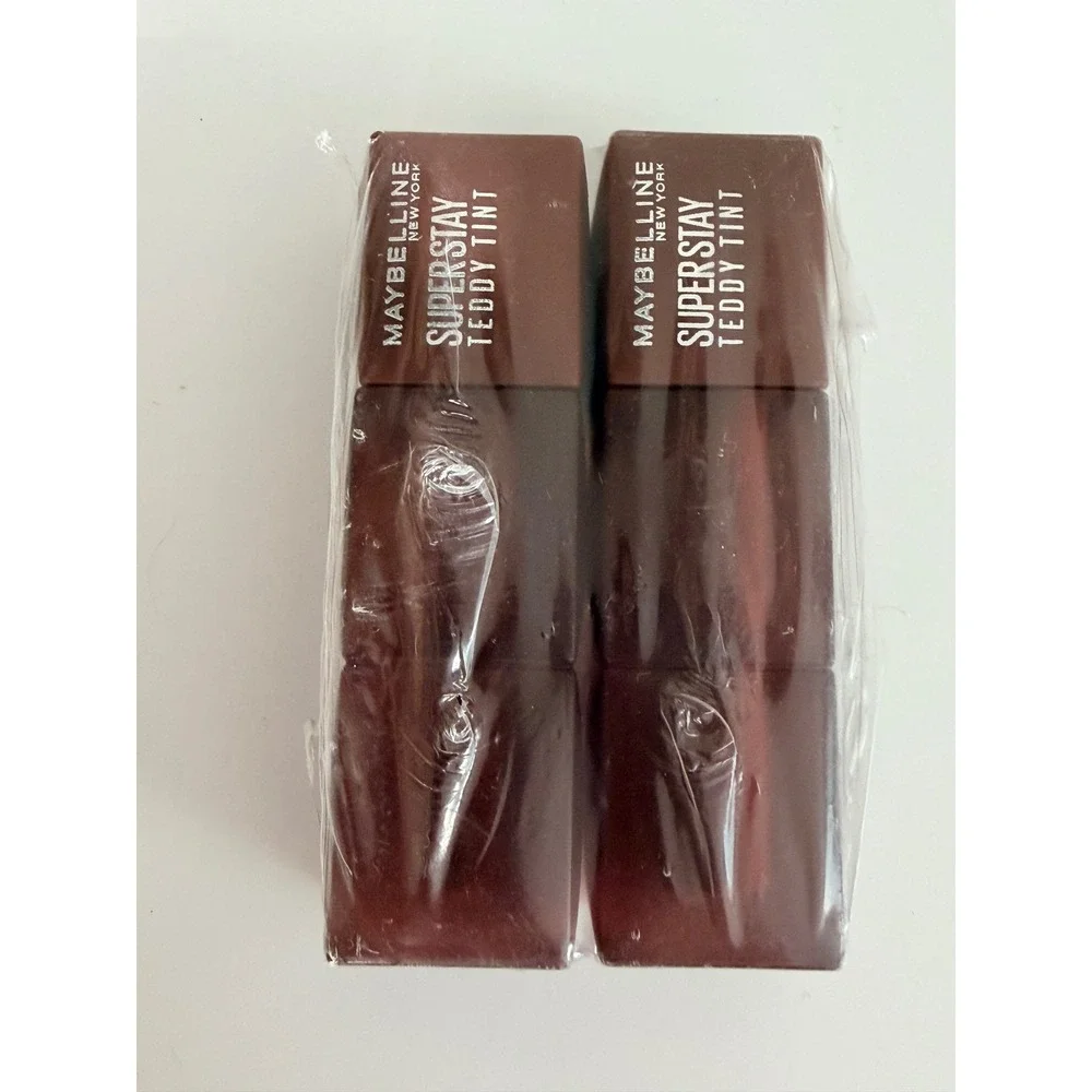 Maybelline SuperStay Teddy Tint Women 2pk 115 Coffee Date Matte Liquid Lip NWT